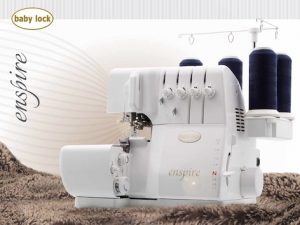 Die Overlock Maschine enspire von baby lock.